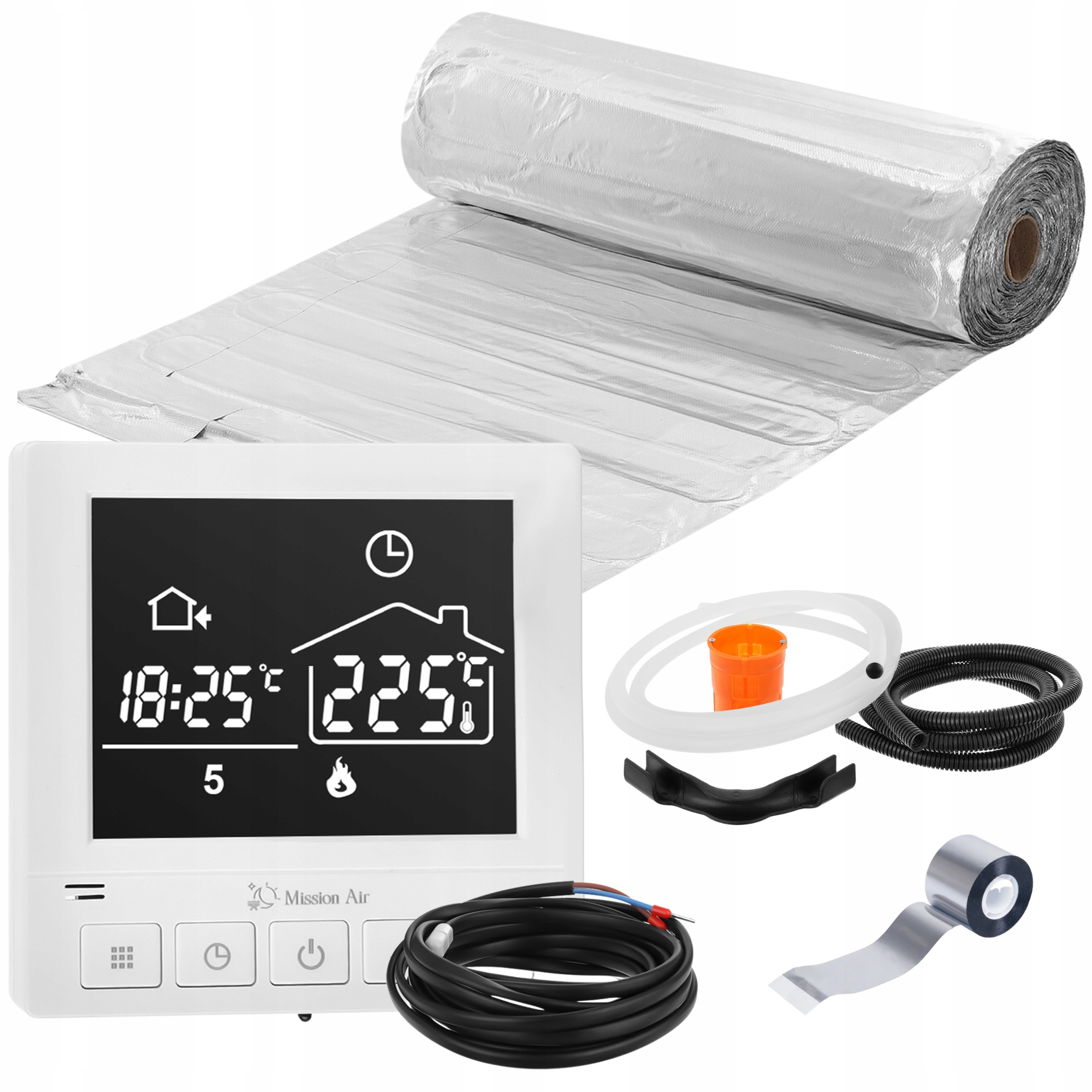 Set Vykurovacia podložka pod panely MAL-160W/m² 5 m²