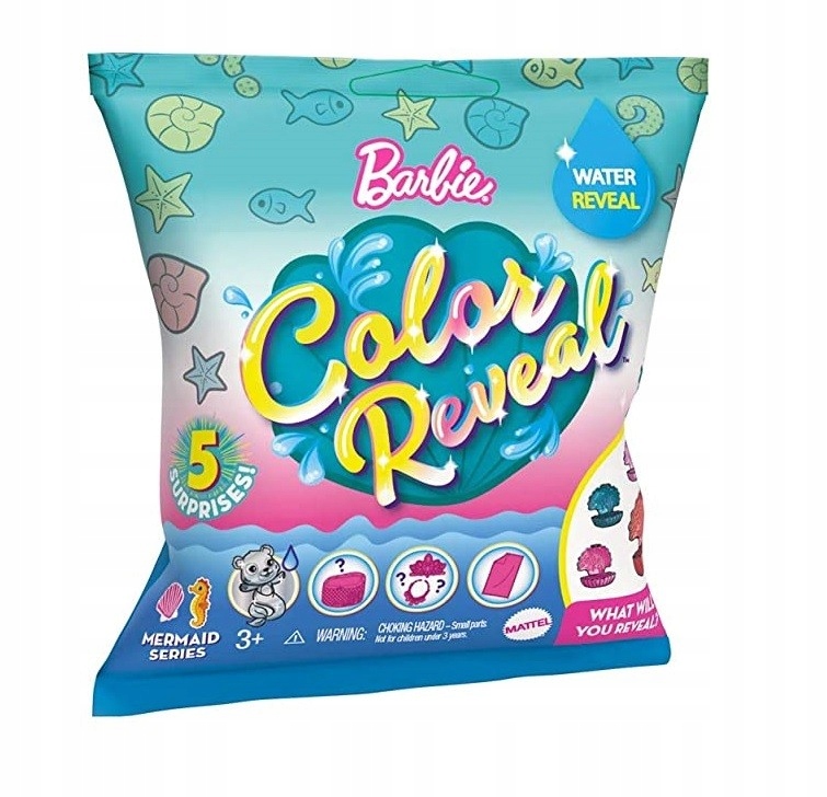 

Mattel Barbie Color Reveal Zwierzątka Morskie