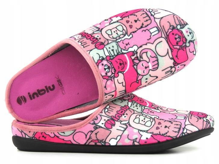 

Kapcie Damskie Inblu GF-12 W Pieski Bambosze Ciapy