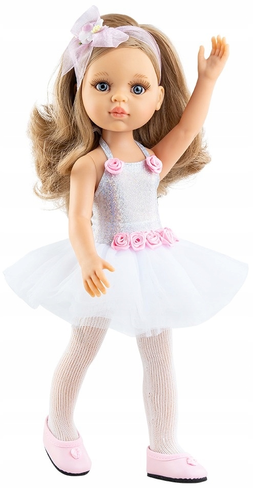 Paola Reina Hiszpańska Lalka Winylowa Carla Balerina 32 CM