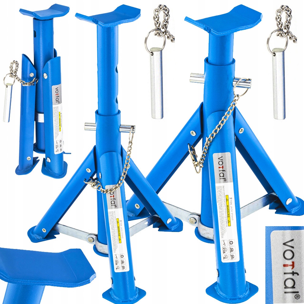 KOBYŁKI PODSTAWKI PODPORY SAMOCHODOWE KOZIOŁKI DO PODNOŚNIK 2T TONY 2szt