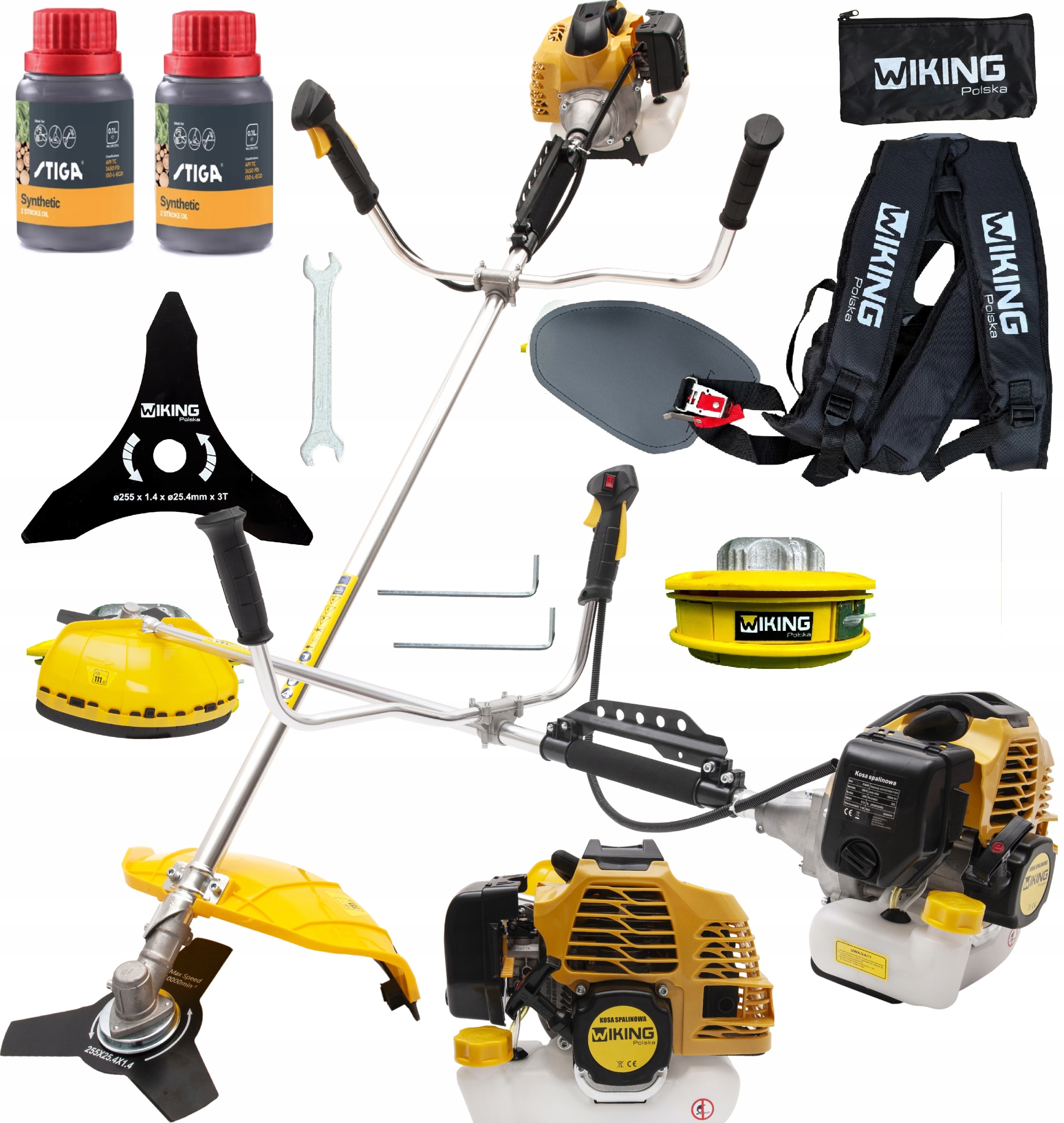 Kosa Spalinowa Wykaszarka Podkaszarka Kosiarka Olej Stiga Wiking Polska