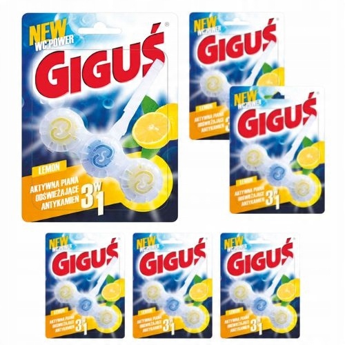 

Zawieszka do muszli Wc Giguś kulka Lemon Pakiet