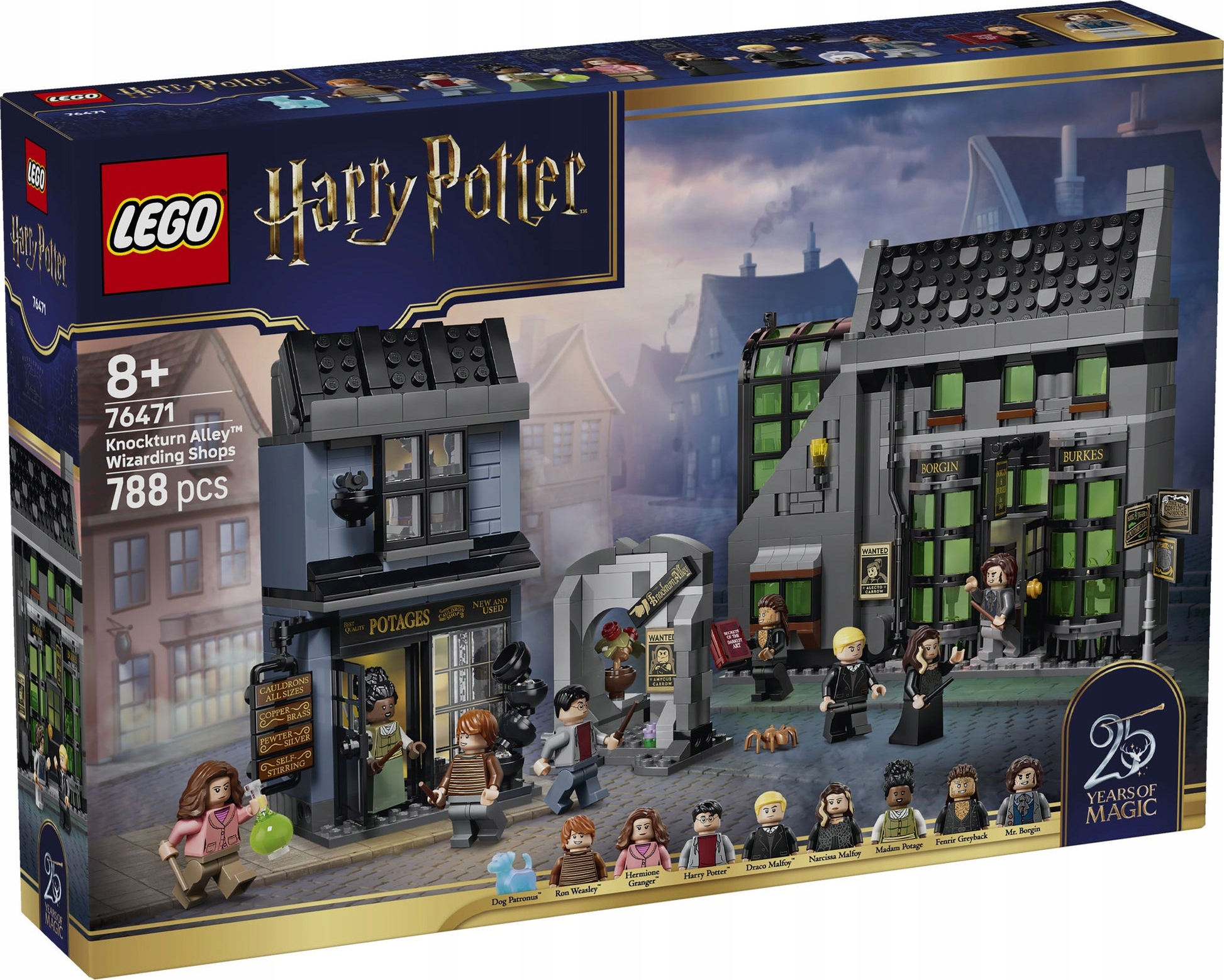 76471 Lego Harry Potter Kouzelné obchody na ulici Smrtícího Nokturnu