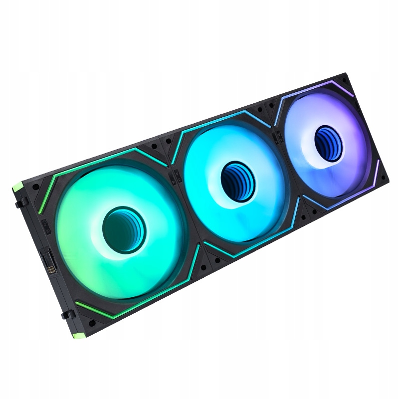 Sada 3 ventilátorů 120 mm Pwm Asiahorse Dawn Argb Daisy chain