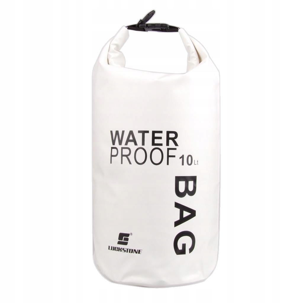 Travel Camping Sport WODOODPORNA TORBA 10L Biała Materiał inny