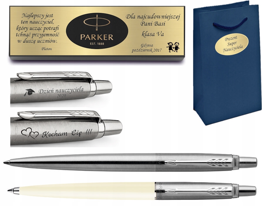 

Parker Jotter zestaw długopisów Tabliczka Grawer