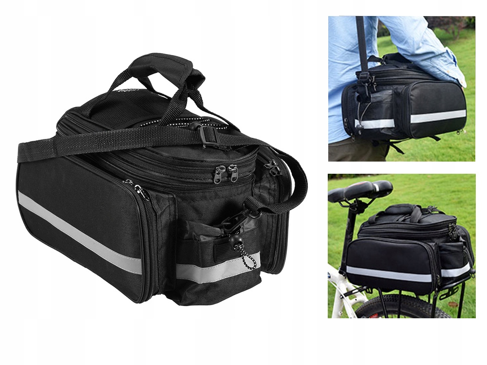 Torba rowerowa sakwa na rower bagażnik duża kufer Pojemność 30 l