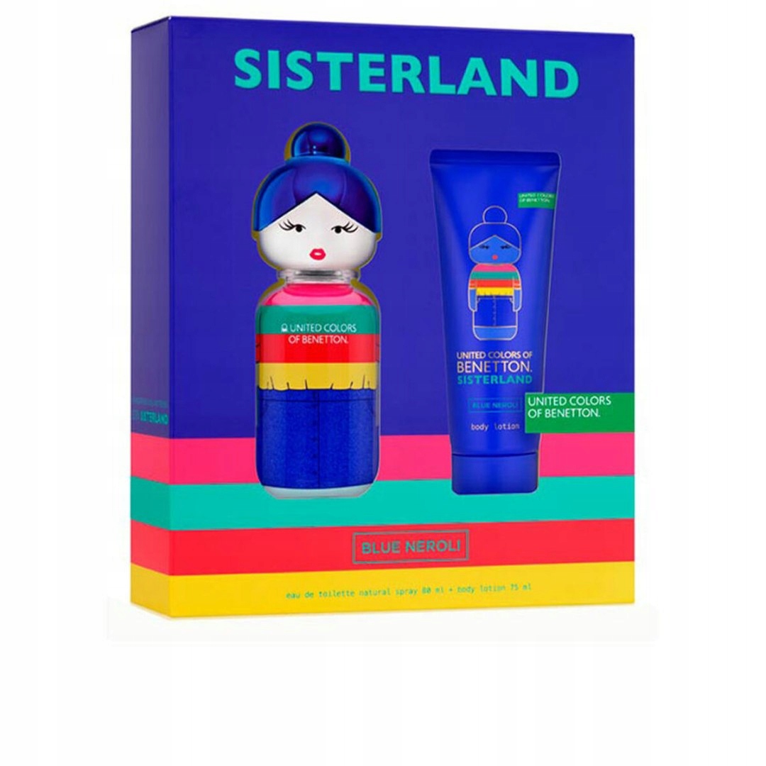 Sada parfémů pro ženy Benetton Sisterland Blue Neroli 2 díly