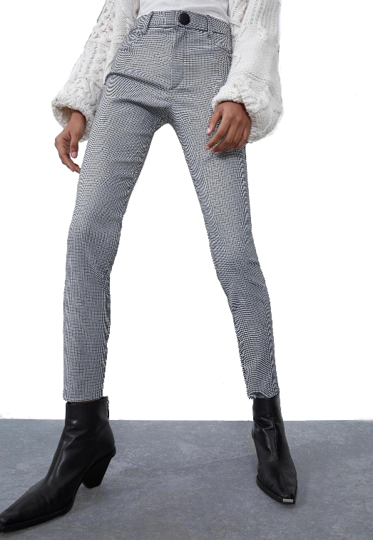 

Zara jesień zima spodnie wysoki stan jeggins Xs 34