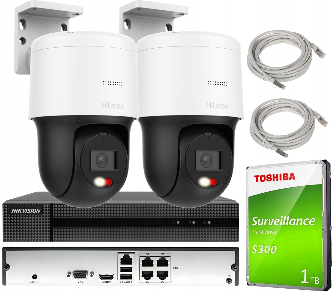 Sada pro monitorování Hikvision PTZ-Dual 4Mpx Kit