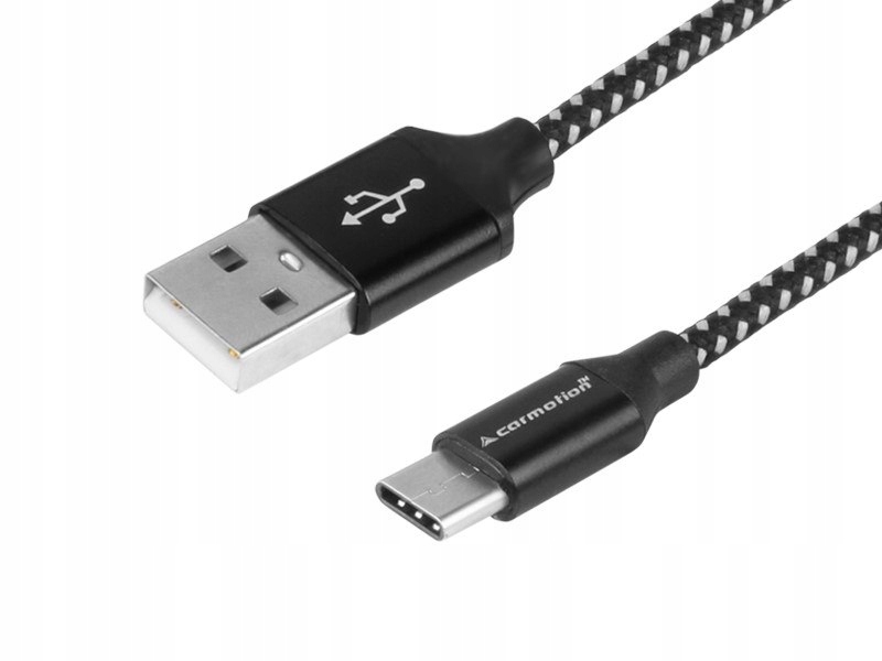 Kabel do ładowania i synchronizacji, 300 cm, w oplocie z mikrofibry, Usb