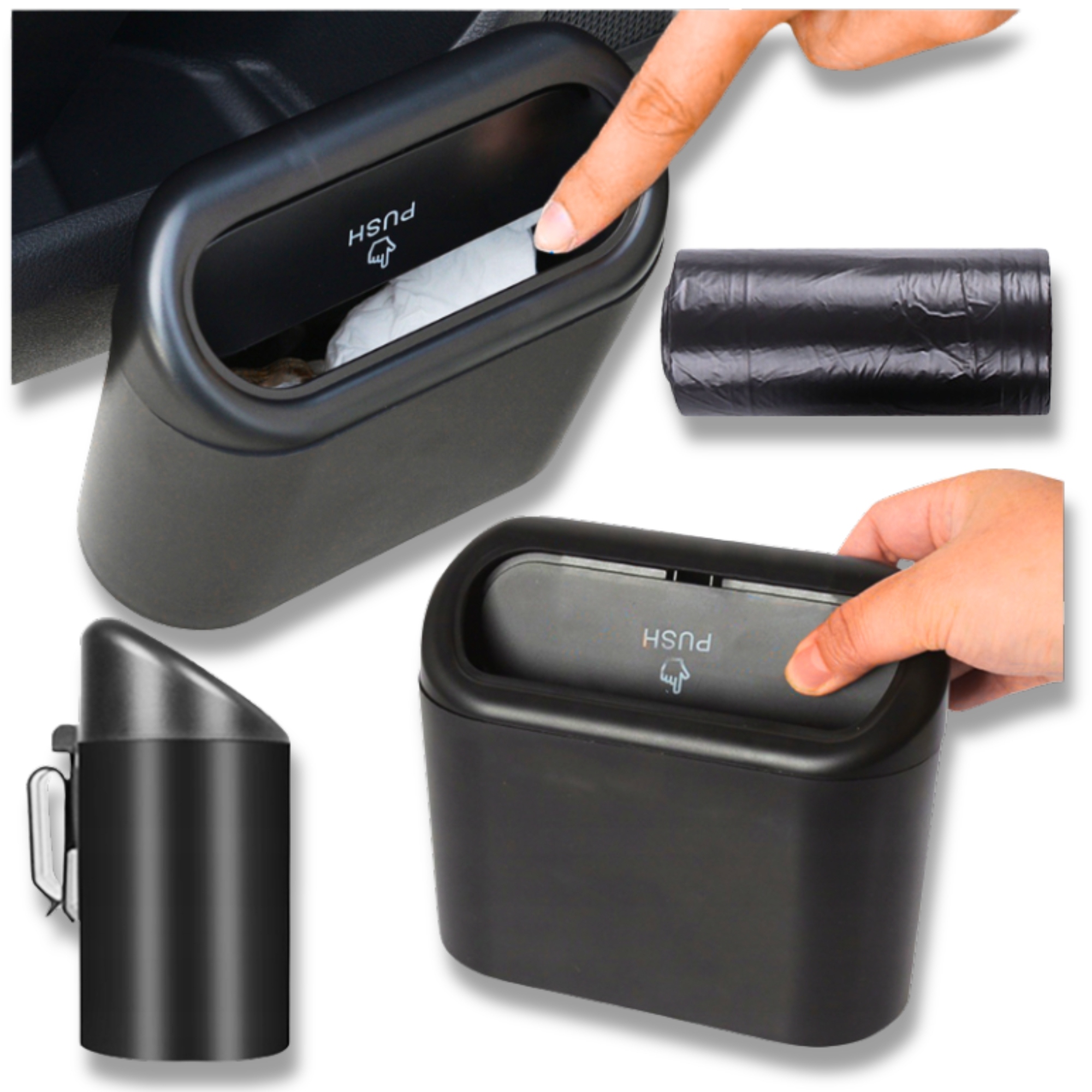 Samochodowy Kosz Na Śmieci Mini Śmietnik Na Drzwi Do Samochodu 20 Worków