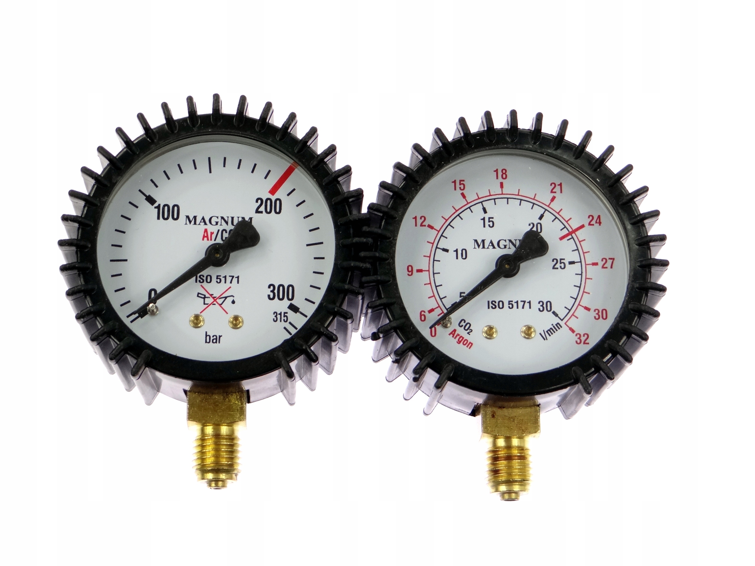 Manometry Do Reduktora ARG/CO2 1/4" 2 Sztuki