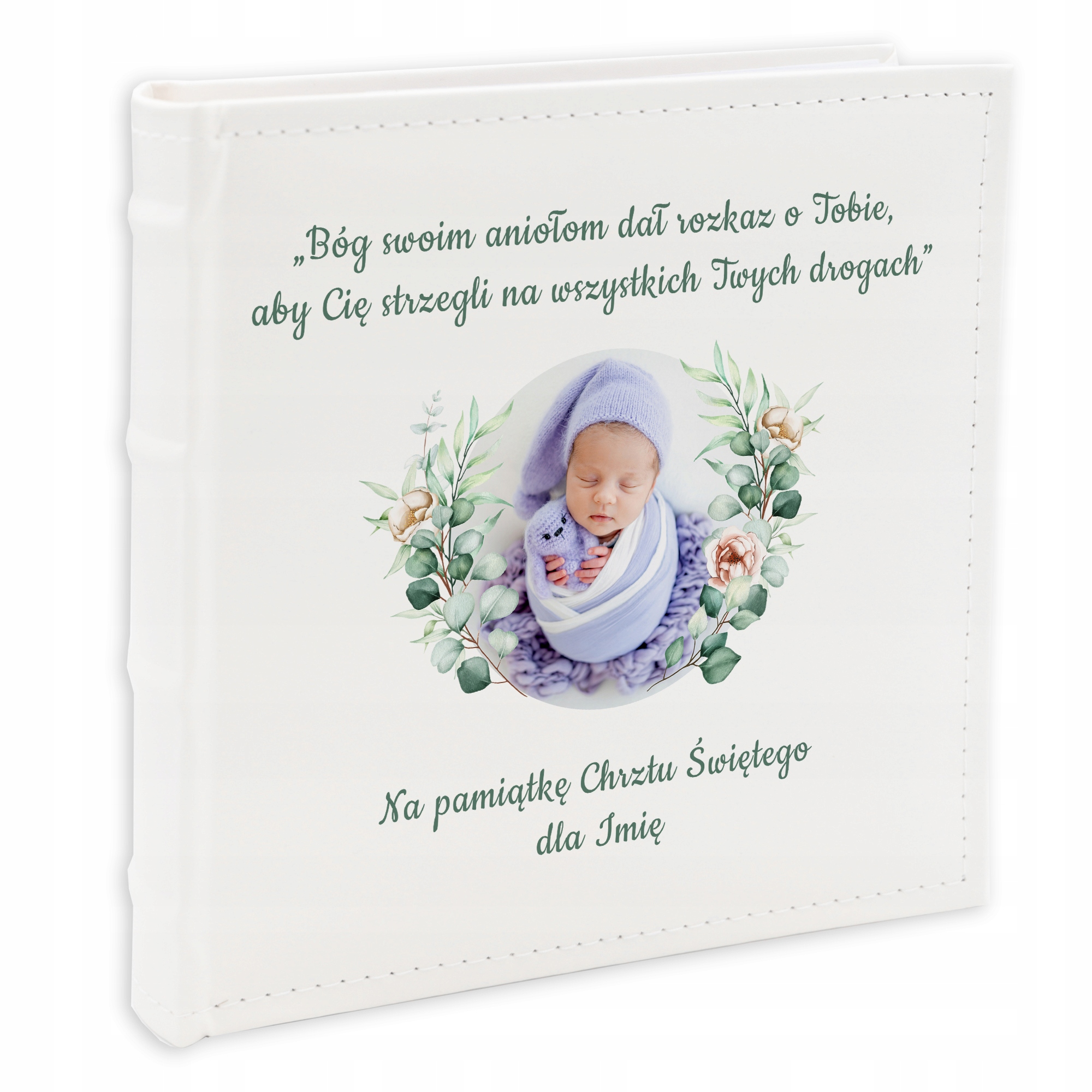 Album na fotografie 10x15 cm Bílý Kreator na památku křtu