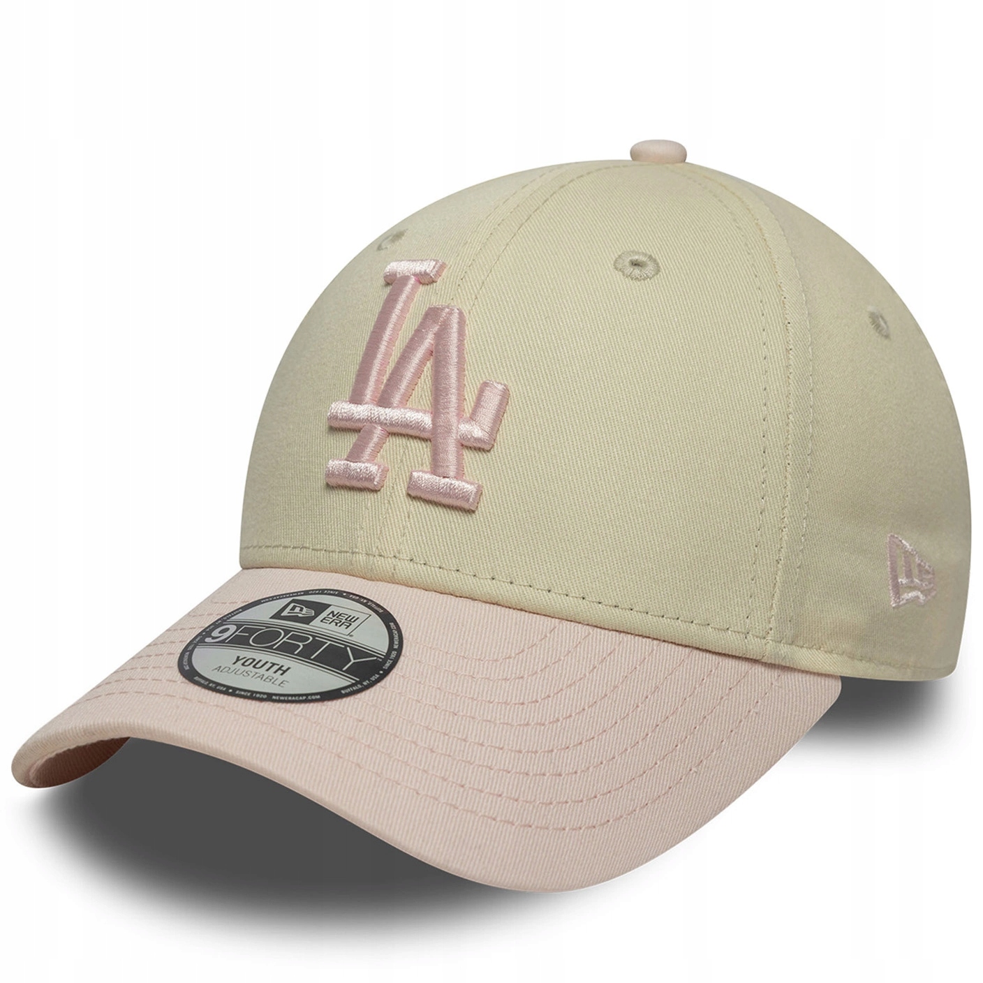 Czapka z daszkiem New Era dziecięca La Los Angeles dodgers haftowane logo