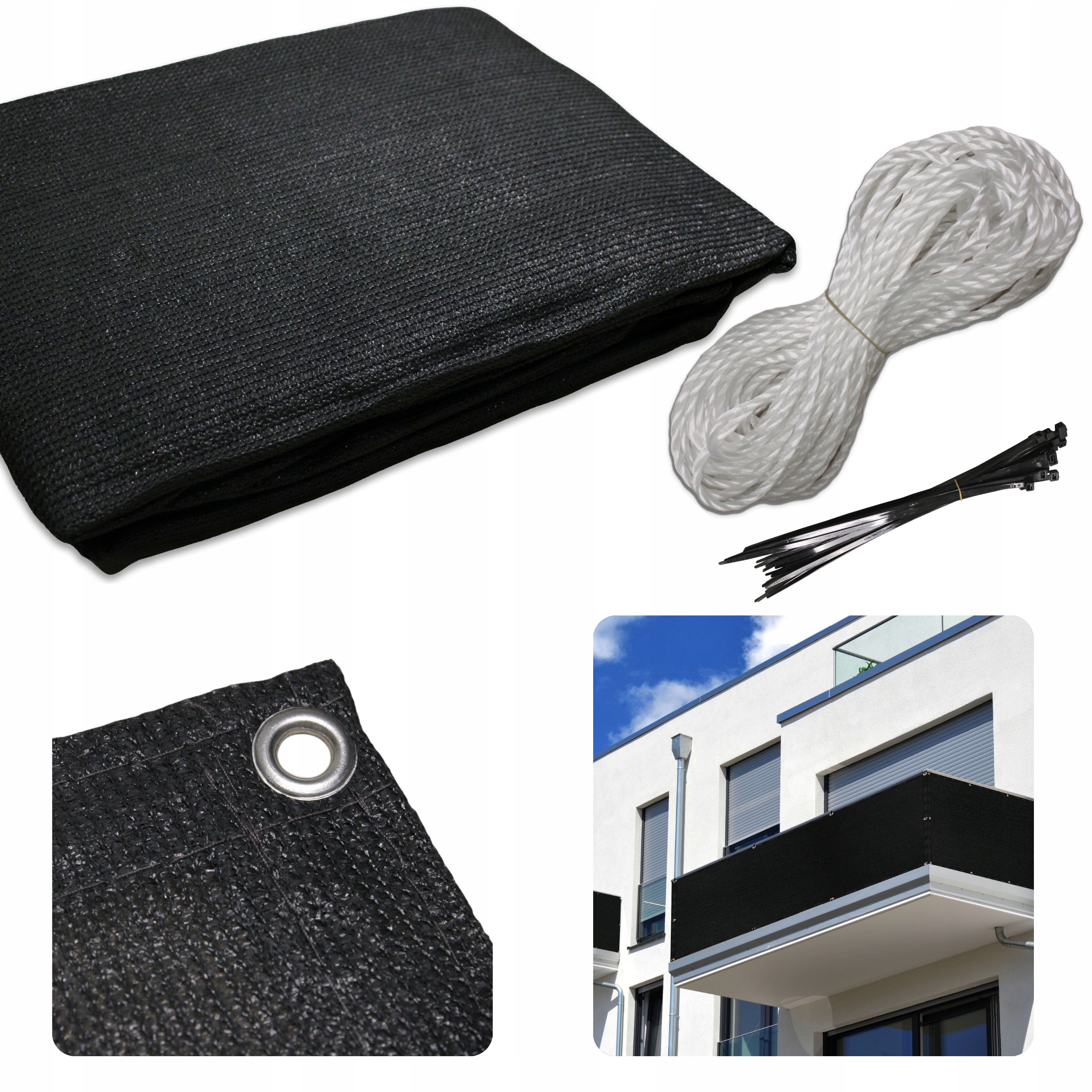 Sluneční plachta zahradní terasová 4x5 m Obdélník Markýza C.šedá