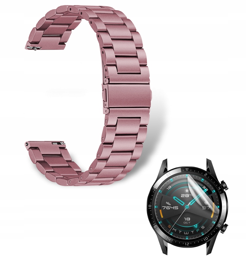 

Pasek Opaska + Folia do Huawei Watch Gt 2 46mm