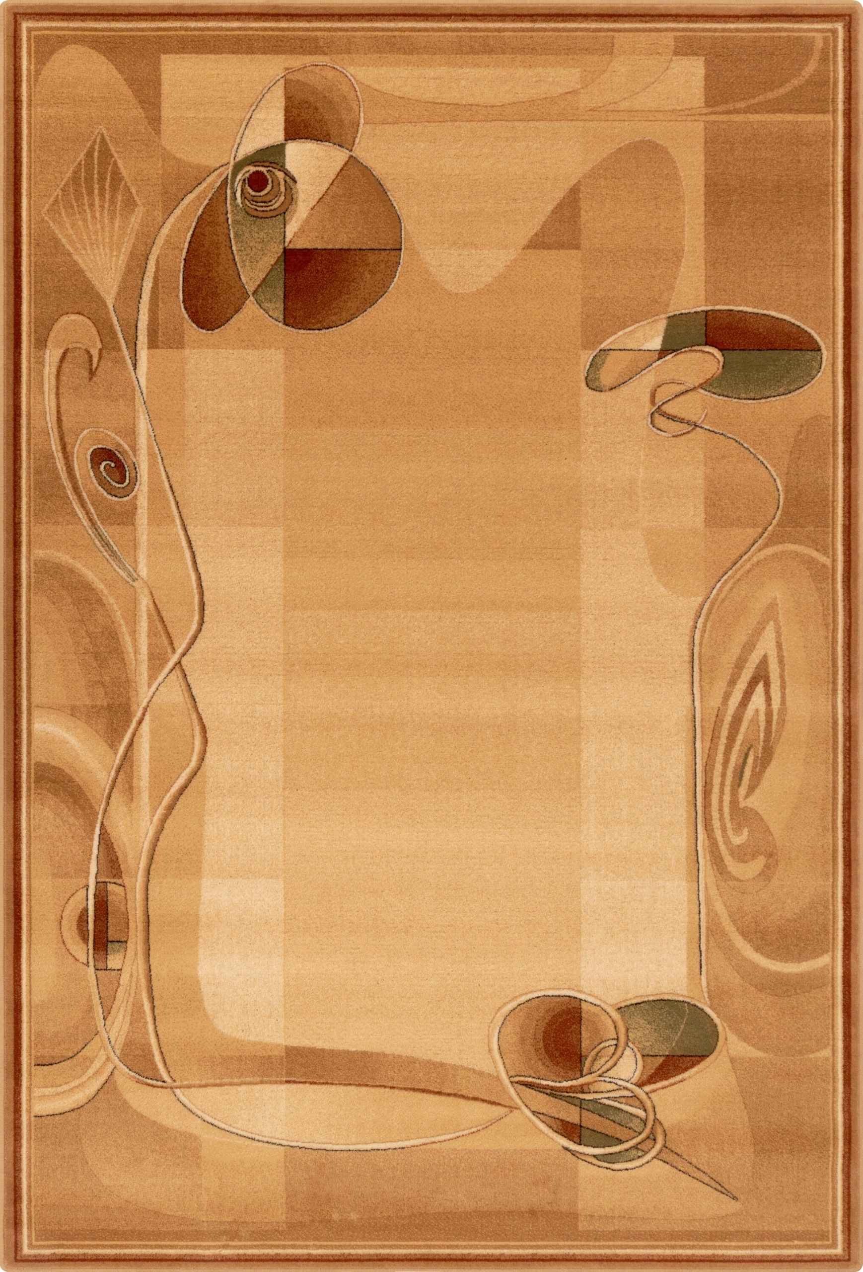 Dywan do salonu 100% wełna beżowy prostokątny 160x240cm Agnella
