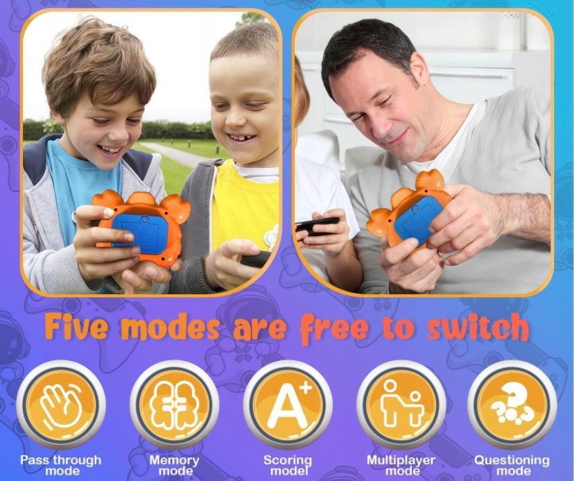 GRA POP IT ANTYSTRESOWA ZRĘCZNOŚCIOWA ELEKTRONICZNA KRAB POMARAŃCZOWY Producent DoModa