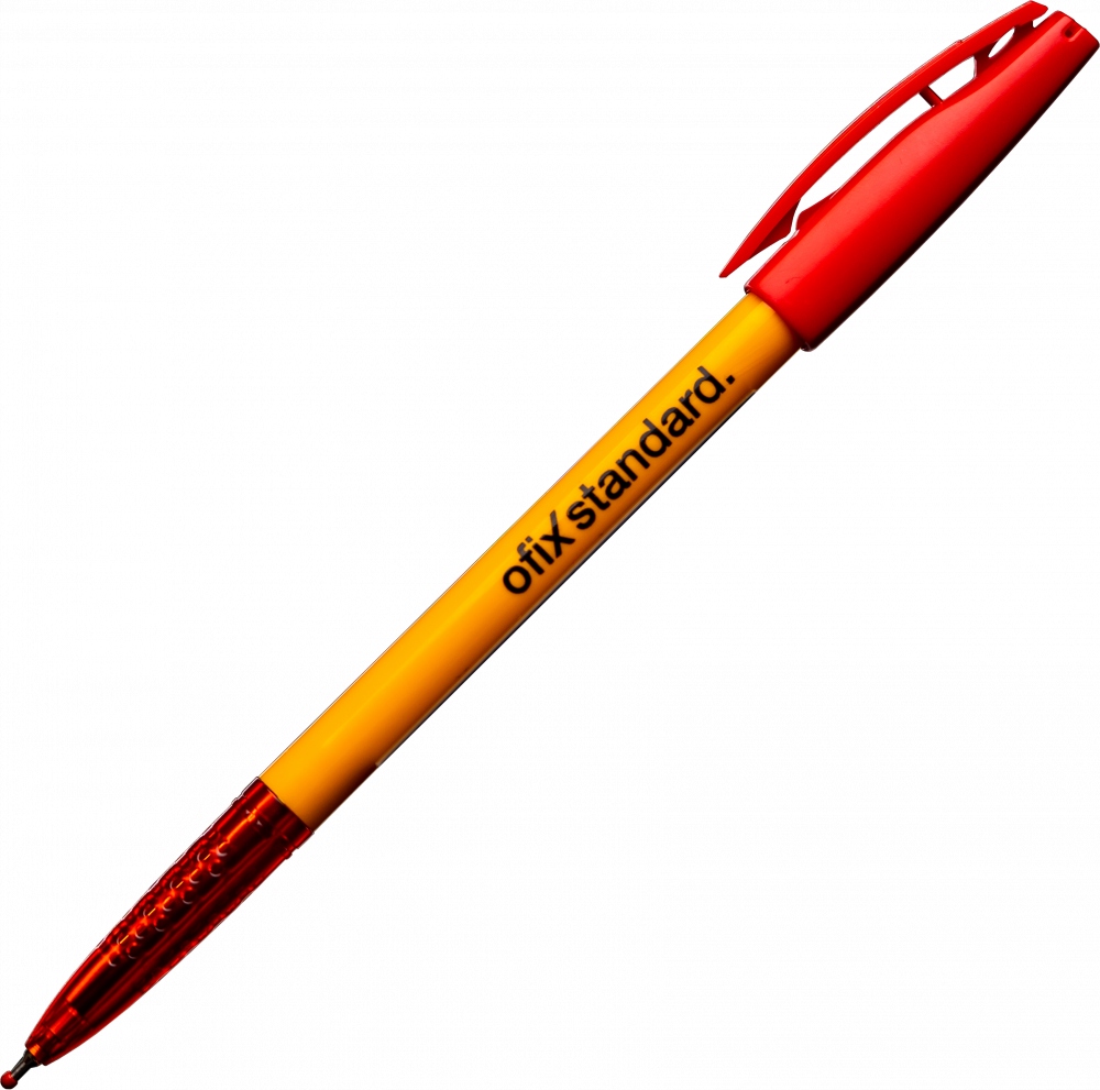 

Długopis czerwony Ofix Standard 0.7mm tradycyjny