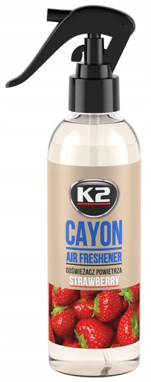 K2 - CAYON - ODŚWIEŻACZ POWIETRZA - TRUSKAWKA - 250 ML