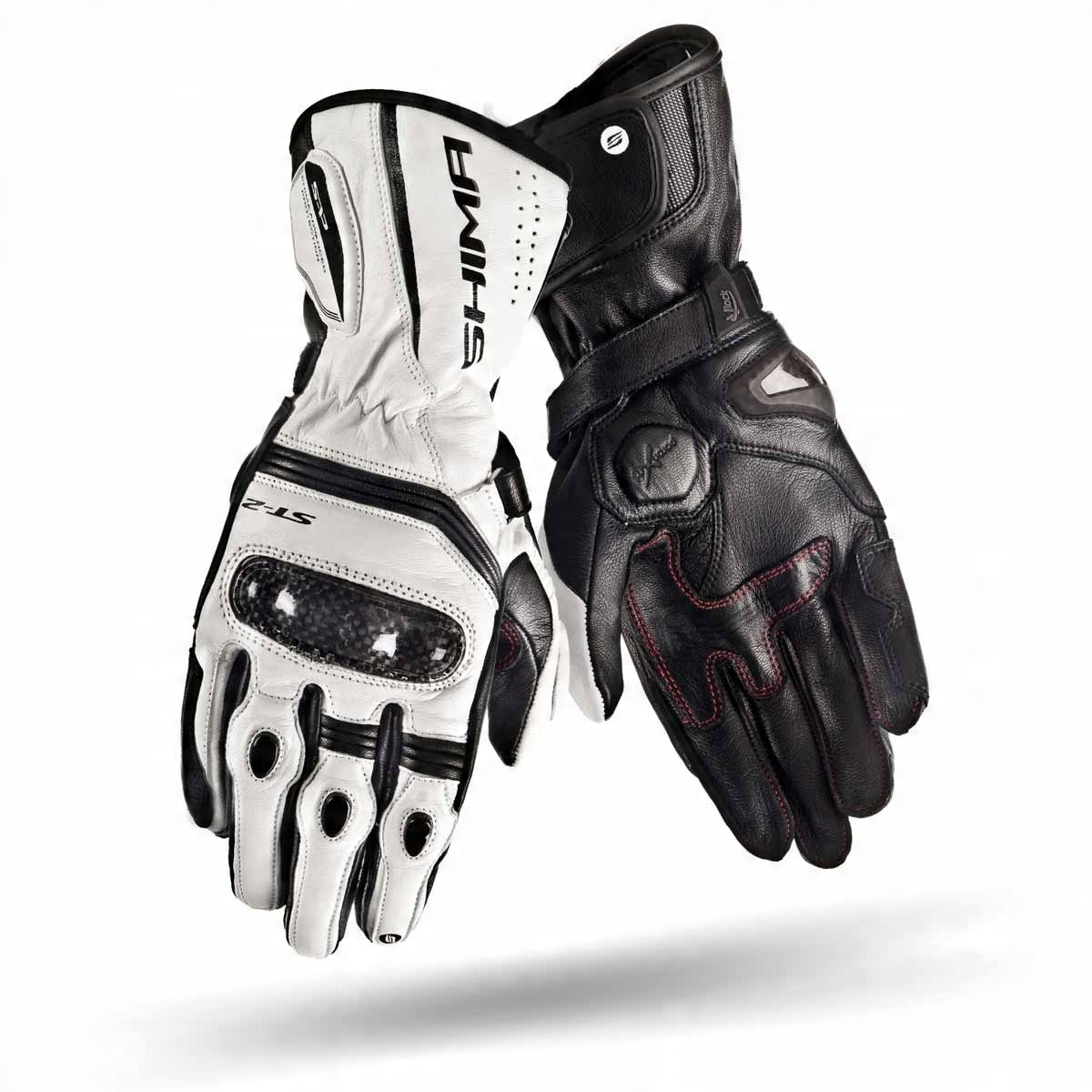 

Rękawice motocyklowe Shima ST-2 Men White r.XL