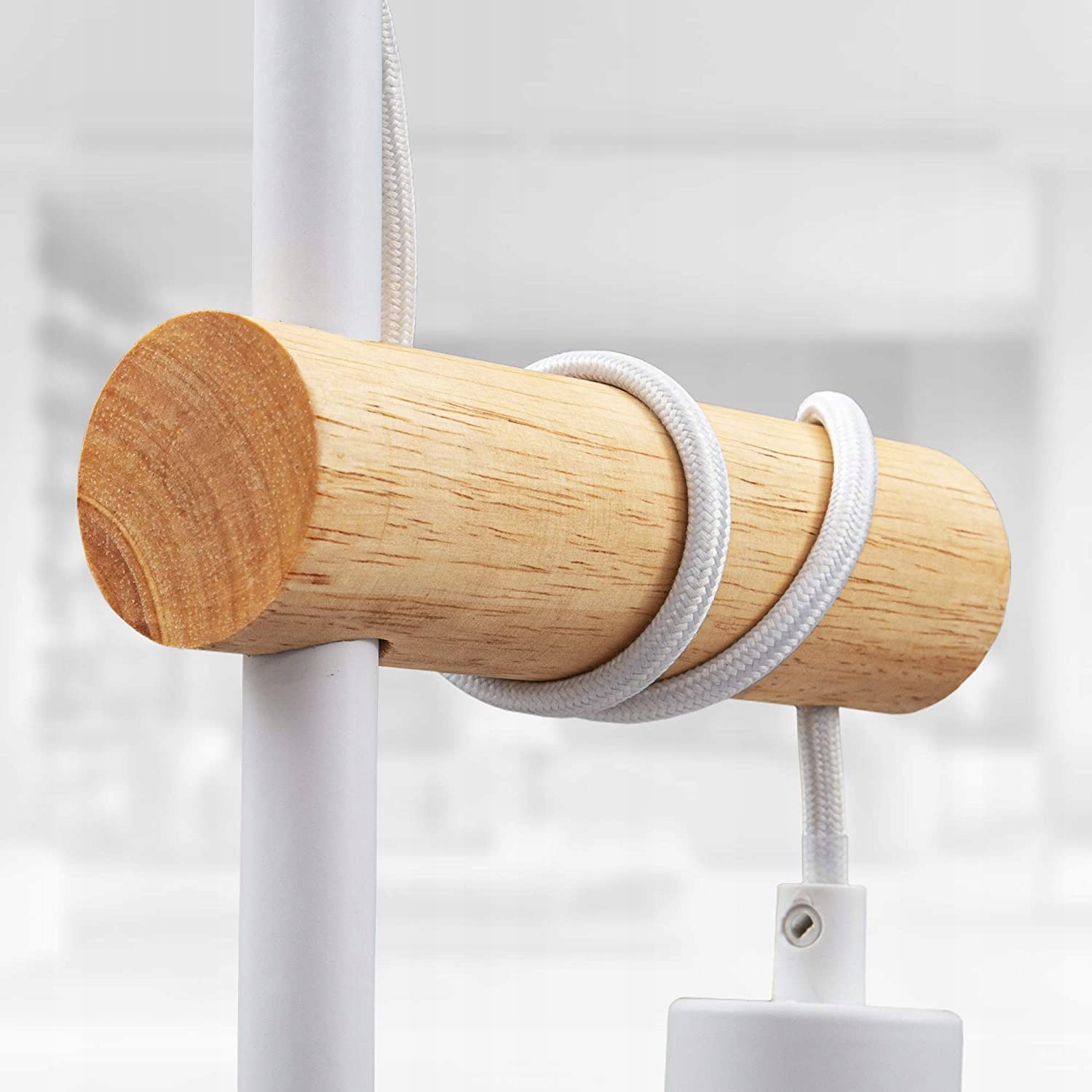 LAMPKA STOŁOWA - NOCNA - BIAŁA - SYPIALNIA Kod producenta 1358