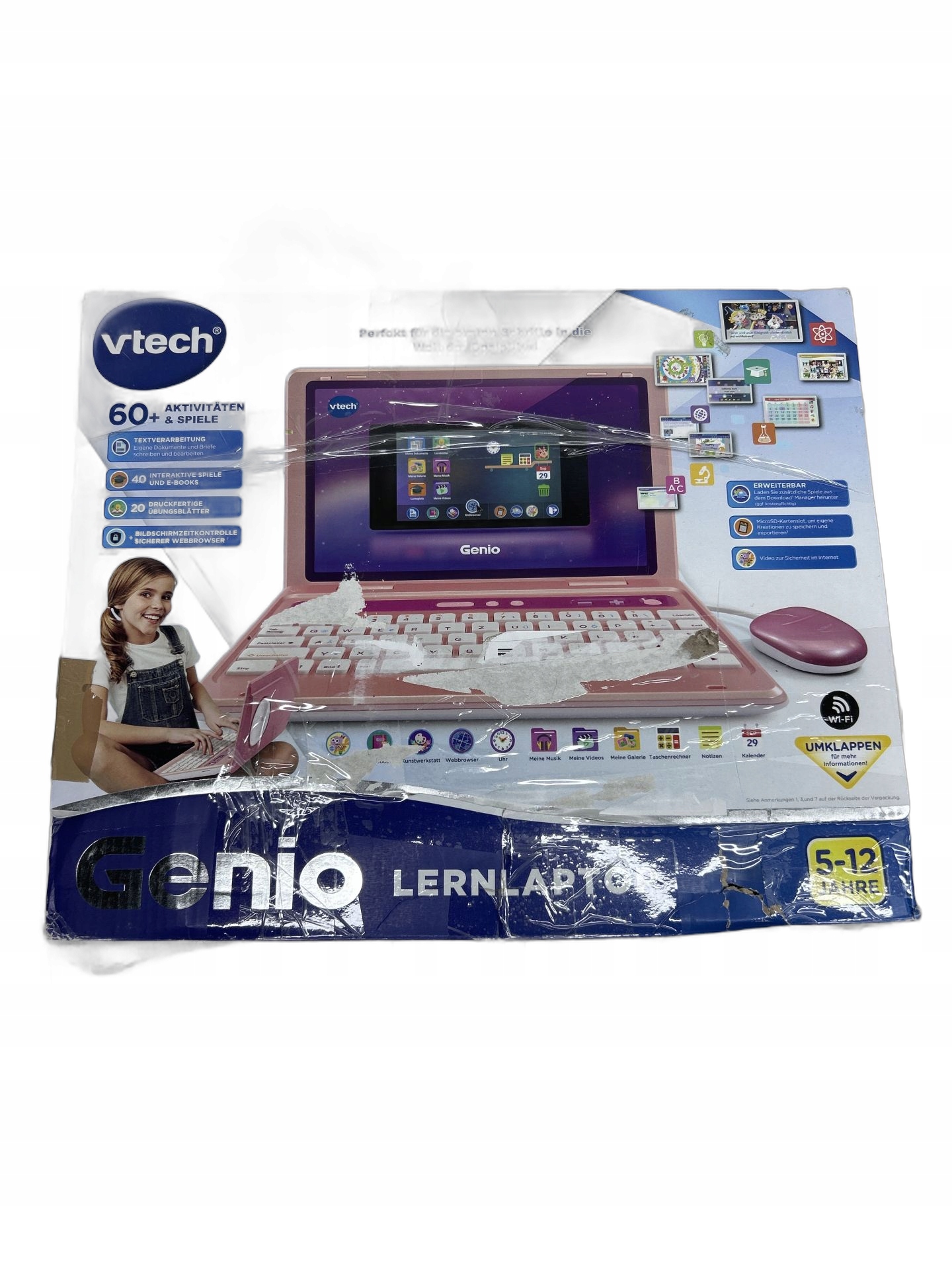 VTECH GENIO XL НОУТБУК ОБРАЗОВАТЕЛЬНЫЙ КОМПЬЮТЕР ДЛЯ ДЕТЕЙ