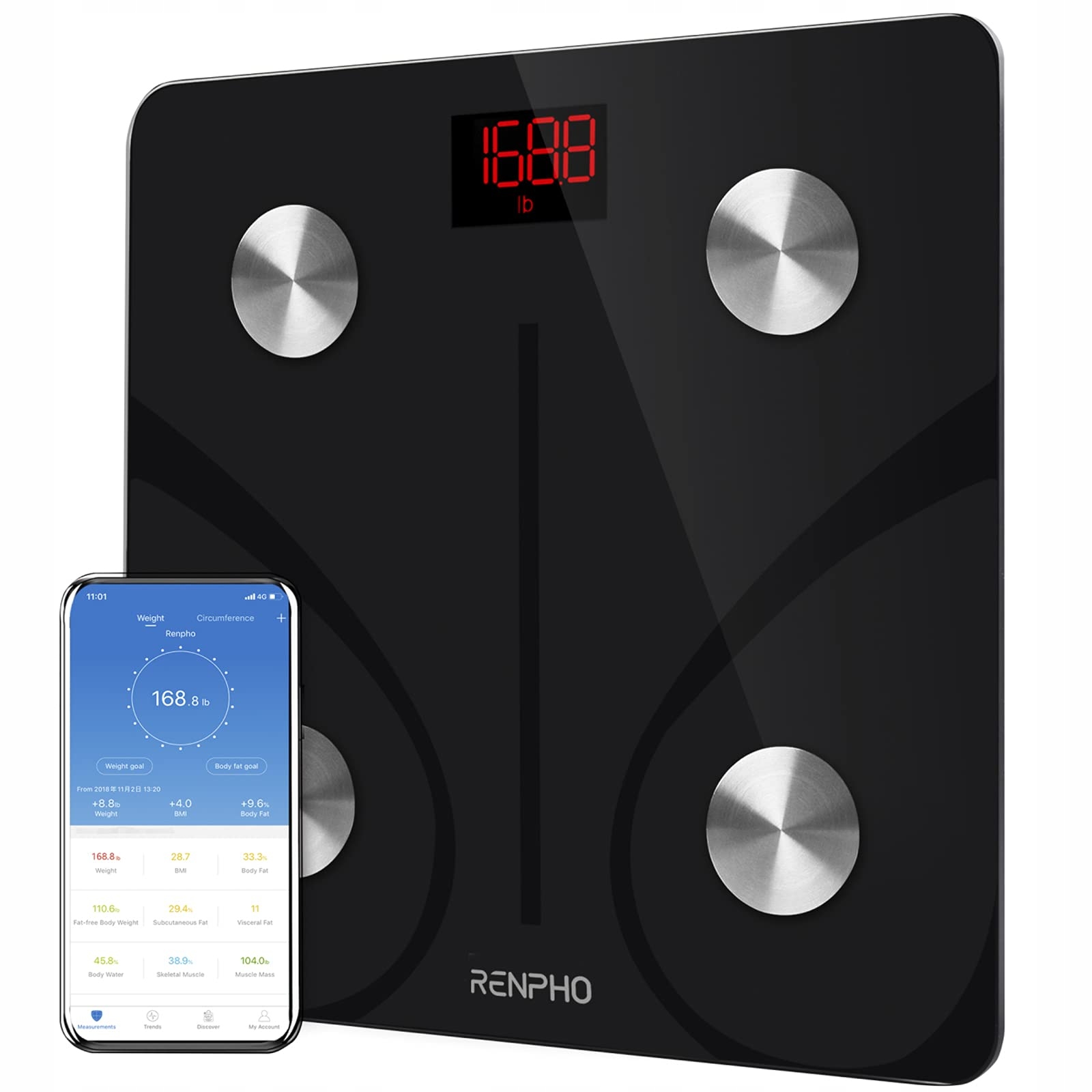 Koupelnová váha Renpho BG260R