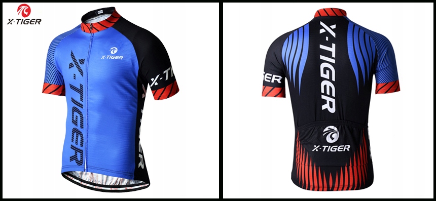 KOSZULKA ROWEROWA MĘSKA X-TIGER Z KIESZENIAMI LATO Rodzaj Bez kaptura Rozpinane