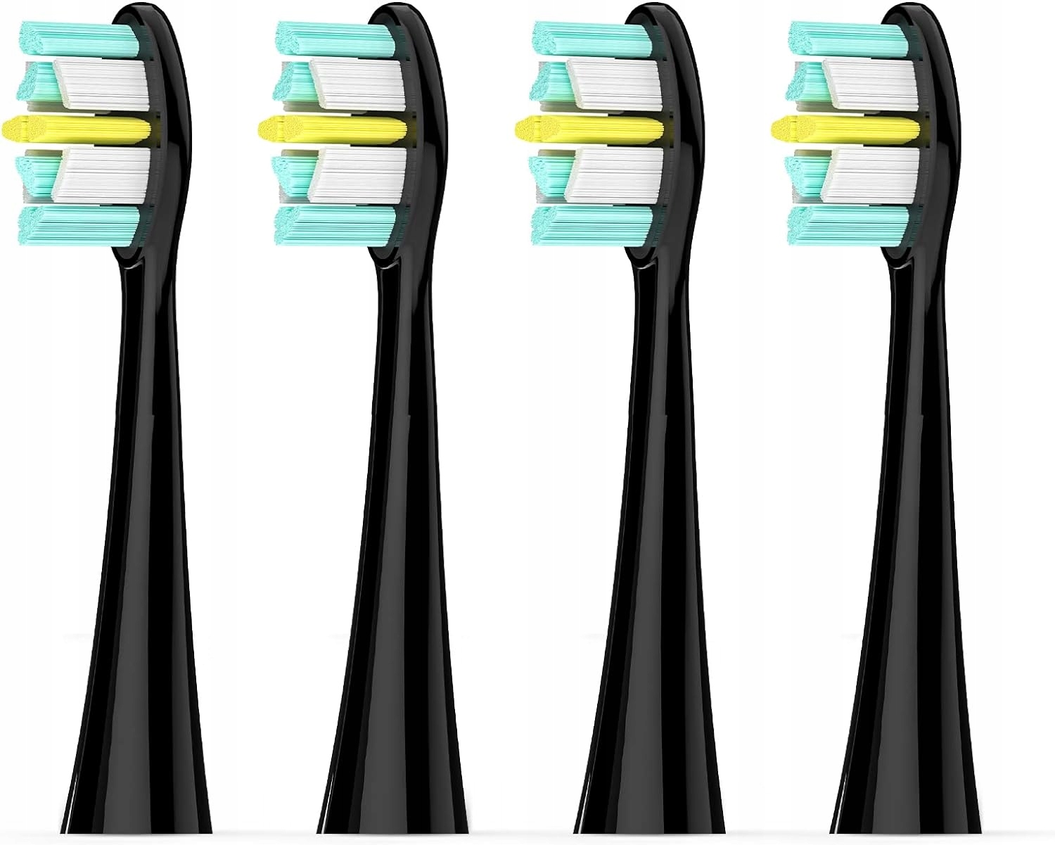 Końcówki Do Szczoteczki Seago 4 Sztuki SG-982,SG-986,SG-987,SG-540 Czarne
