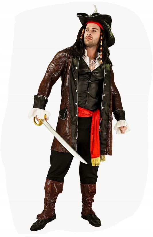 MĘSKI LUKSUSOWY STRÓJ PIRATA PRZEBRANE PIRAT ROZMIAR XL Rozmiar XL