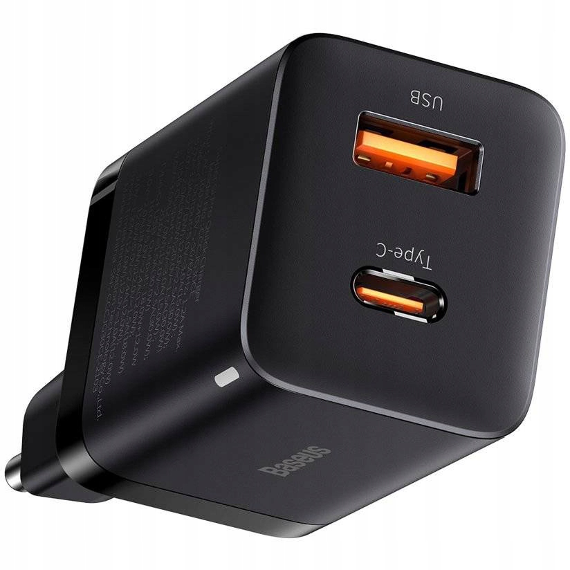 

Ładowarka Baseus Usb-c Usb-a Power Delivery 30w