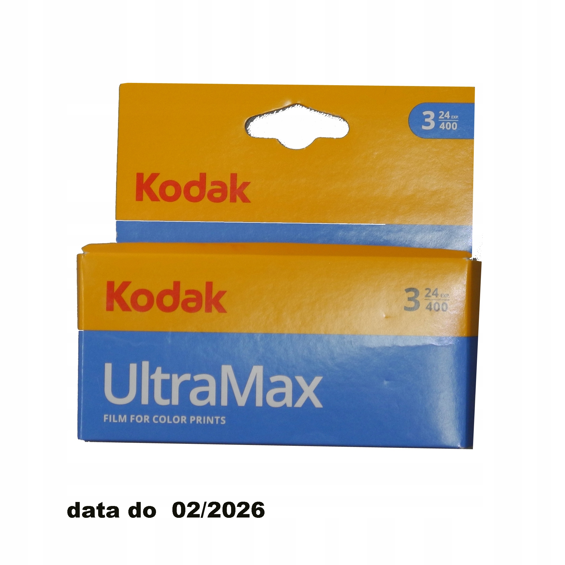 Film Kodak Ultra Max 400 135 24 fotografie x3 do 08/2025