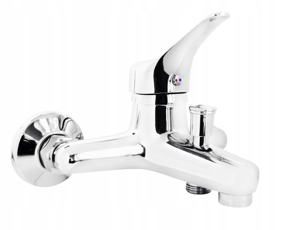 Nástěnná Vanová A Sprchová Baterie Stylová, Páková, Chrom