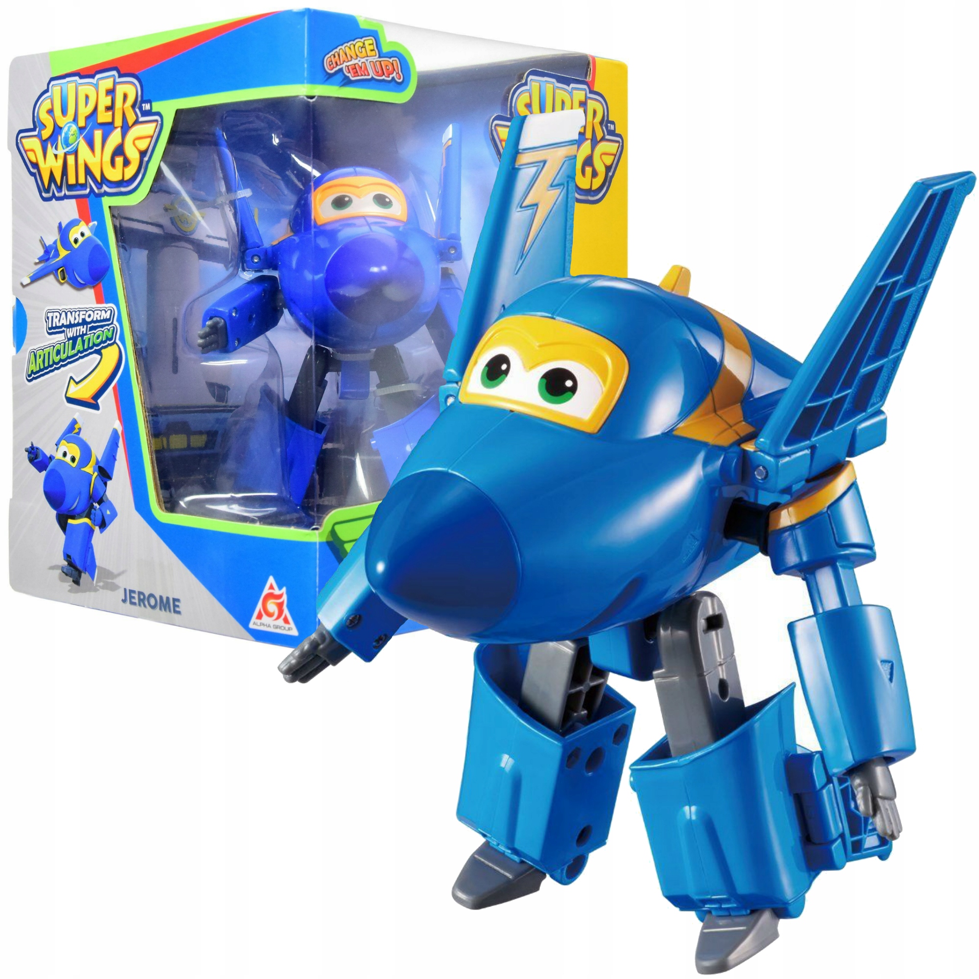 

Super Wings Transformujący Samolot Lotek Jerome