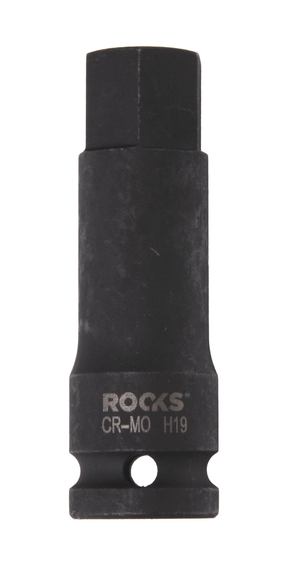 Rooks Klucz trzpieniowy udarowy 1/2'' Hex 19, 75 mm, CrV50Bv30/S2