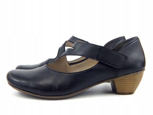 Buty ze skóry RIEKER r 38/24,4 cm