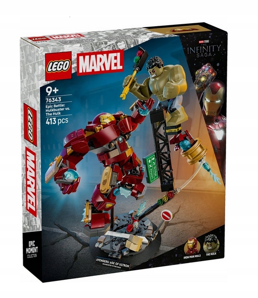 Lego 76343 Heroes Marvel Epická Bitva Hulkbuster Versus Hulk
