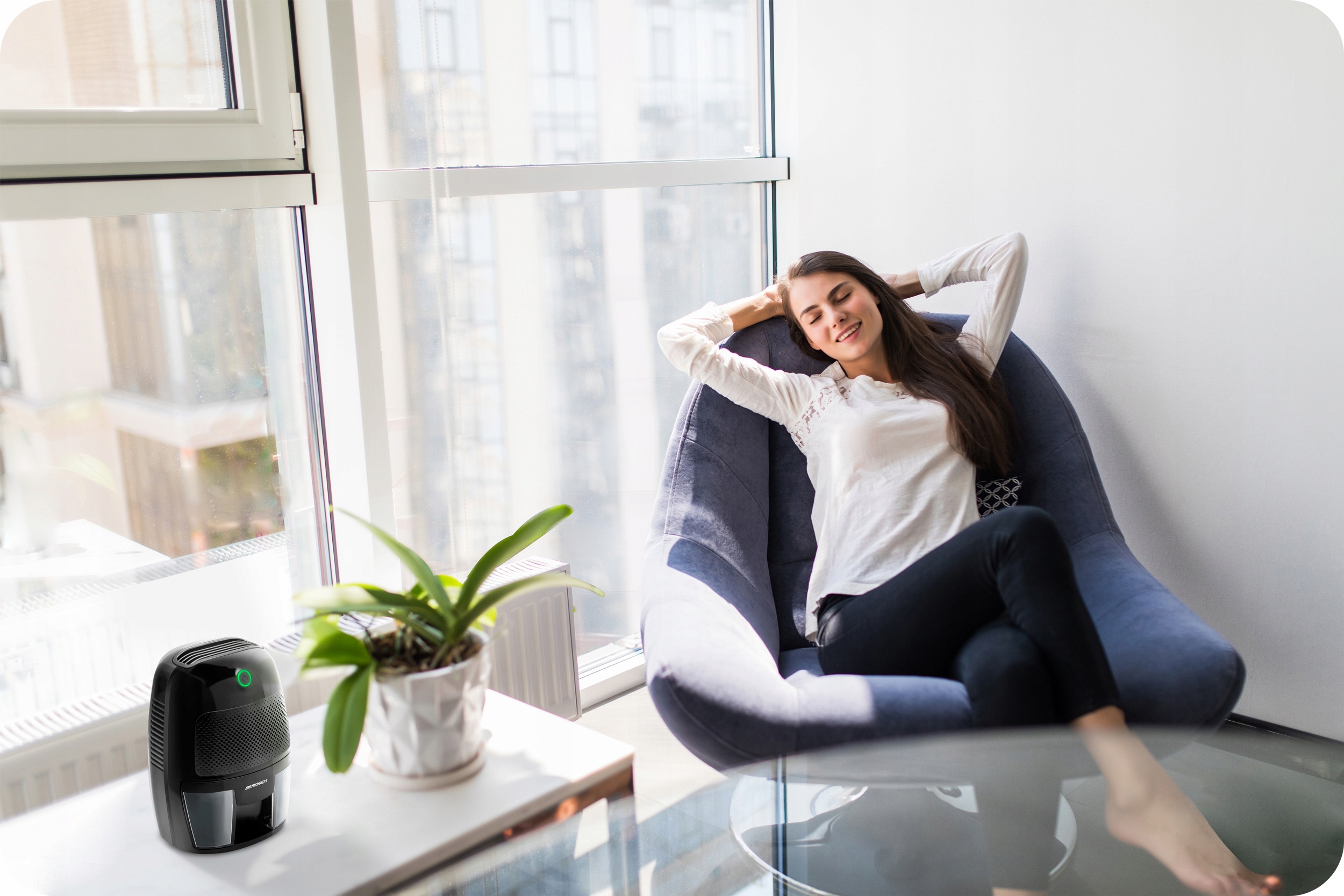 ODVLAŽIVAČ ZRAKA APSORBTOR VLAGE 500ml 23W + AUTO NAPAJANJE 12V Berdsen