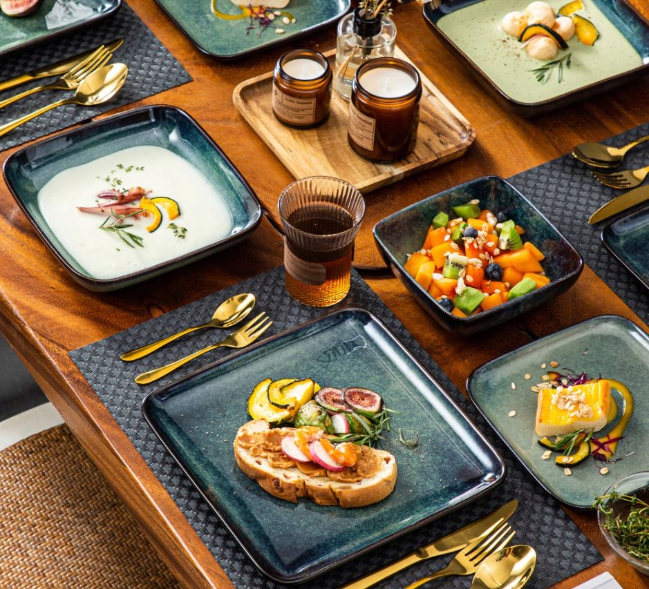 VANCASSO STERN zastawa obiadowa dla 4 osób/16szt Liczba elementów w zestawie 16