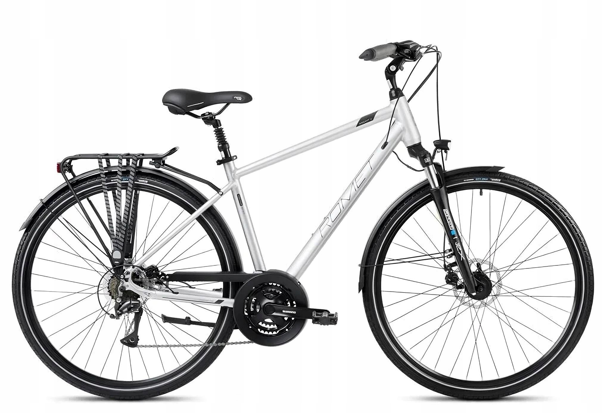 Rower 28 Romet Wagant 4 srebrno-czarny M 19"