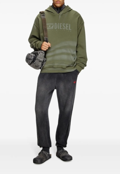 Diesel S-BOXT-HOOD-R9 Laser-faded logo hoodie M