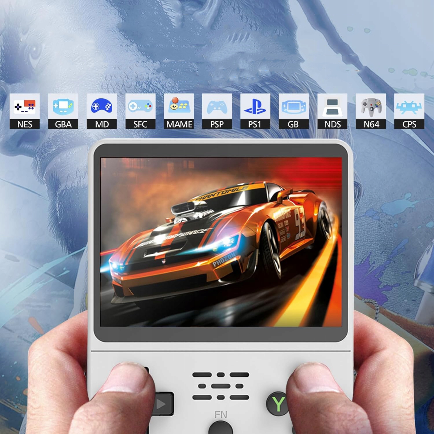 PRZENOŚNA MOBILNA MINI KONSOLA DO GIER RETRO 15000 GRY 32G+128G R36S Model konsola do gier R36S