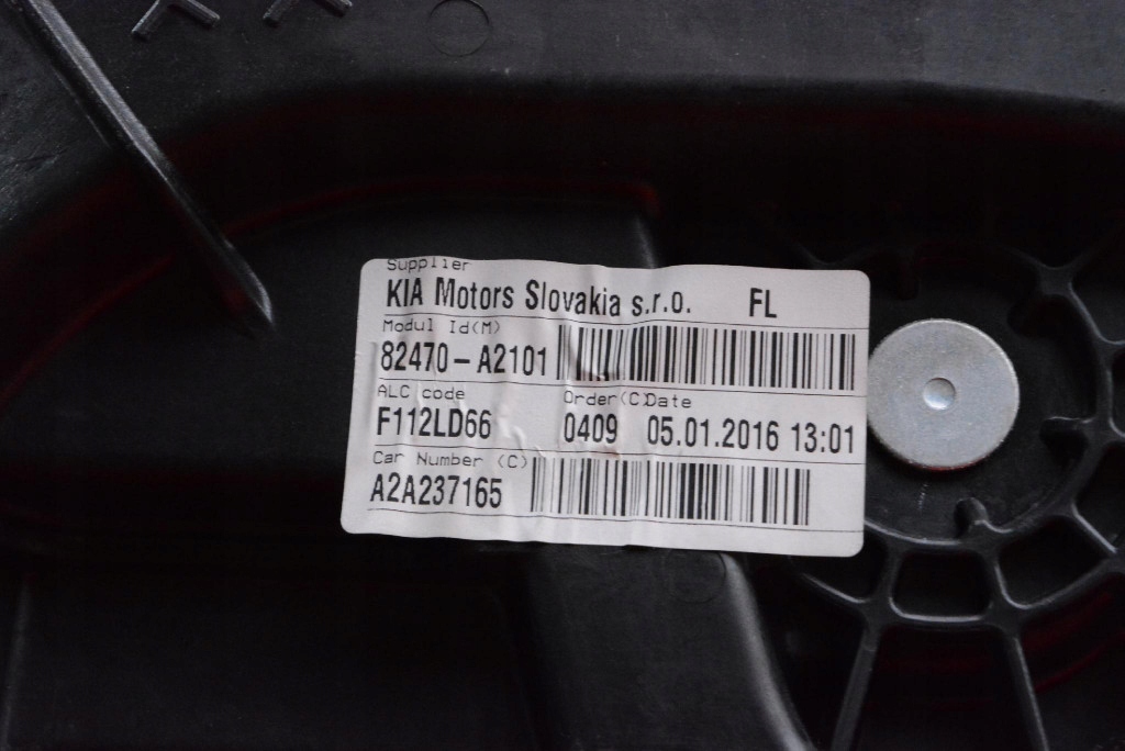 window regulator left front EU 82470-A2101 KIA CEED 2 II 5D HB LIFT 15-18