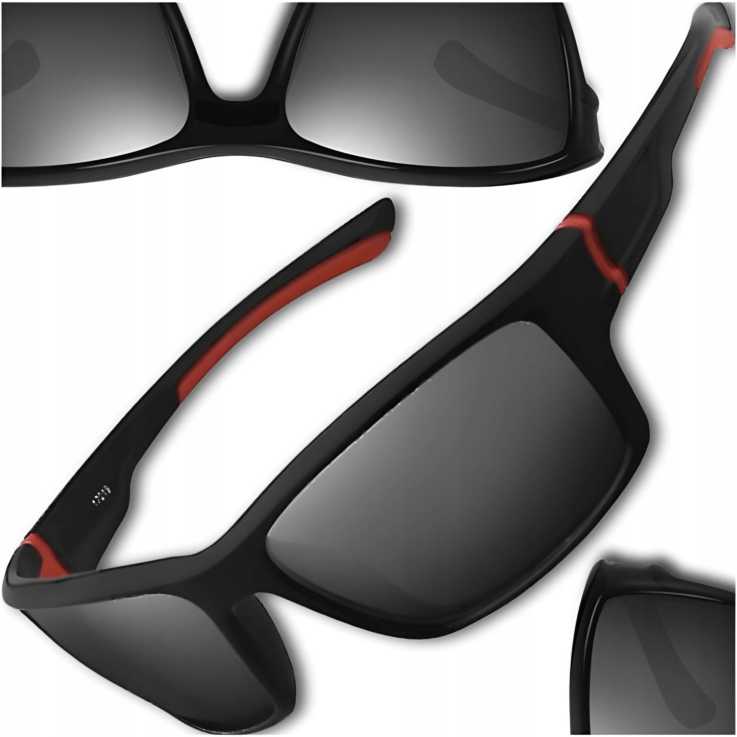 Polaryzacyjne sportowe okulary filtr UV400 czarne przeciwsłoneczne na Rower