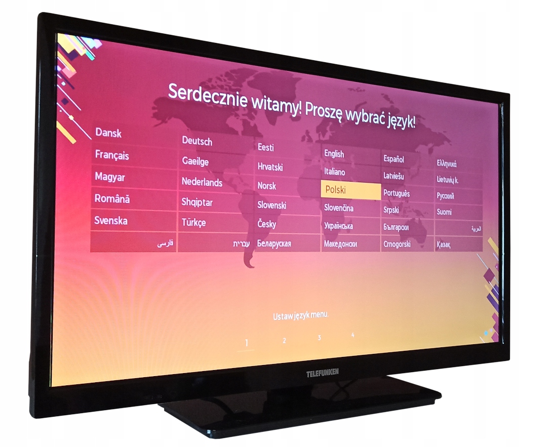 

Tv Led 24 Telefunken L24H550M4D DVB-T2/S2 Hevc DVD