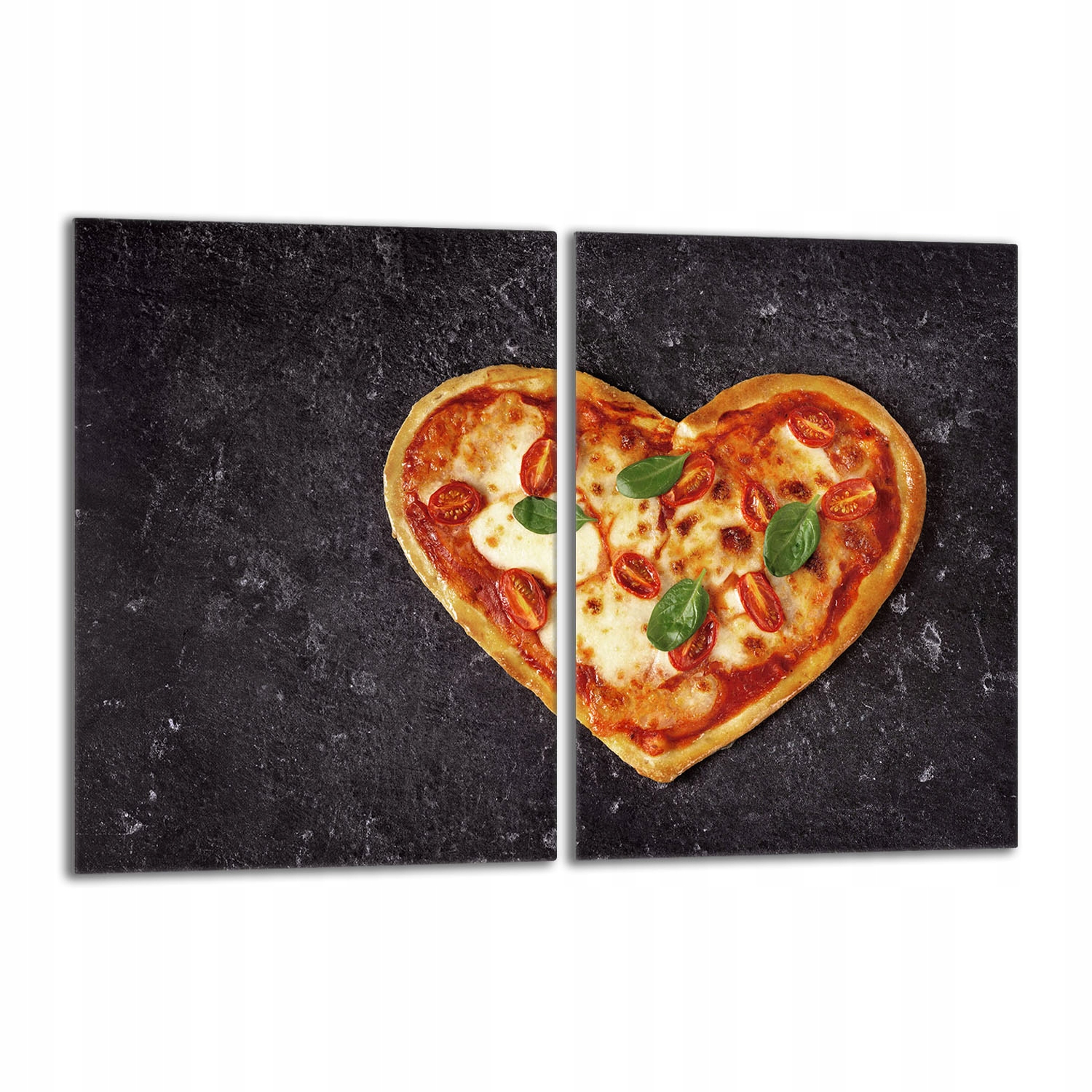 Skleněná ochranná deska na sporák 2x40x52 Srdce do kuchyně