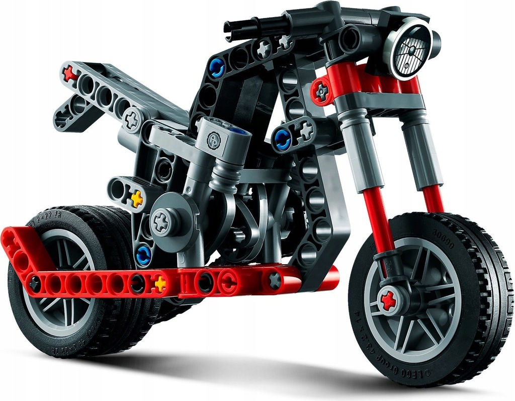LEGO TECHNIC MOTOCYKL CHOPPER MOTOR 2w1DYPLOM HIT Płeć chłopcy dziewczynki